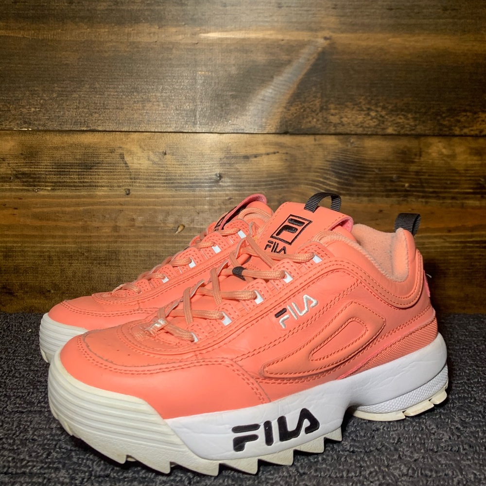 Womens Salmon/pink Filas
